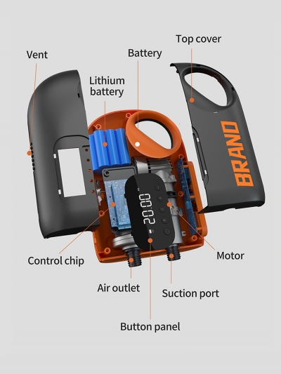 Насос SupAir 12V для Sup досок и ПВХ лодок-6