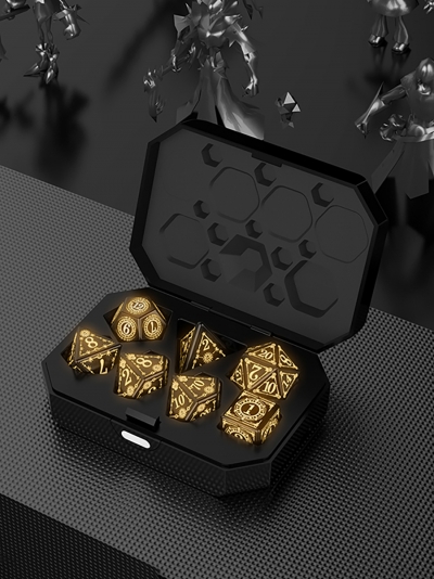 Перезаряжаемые светящиеся игральные кости Rechargeable Dice DND-2